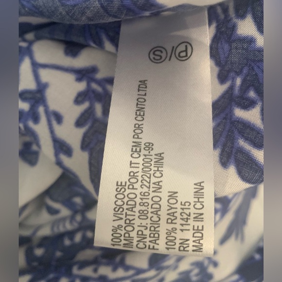 SZ SP Vix Paula Hermanny Blue/White Cover-Up - Picture 11 of 11